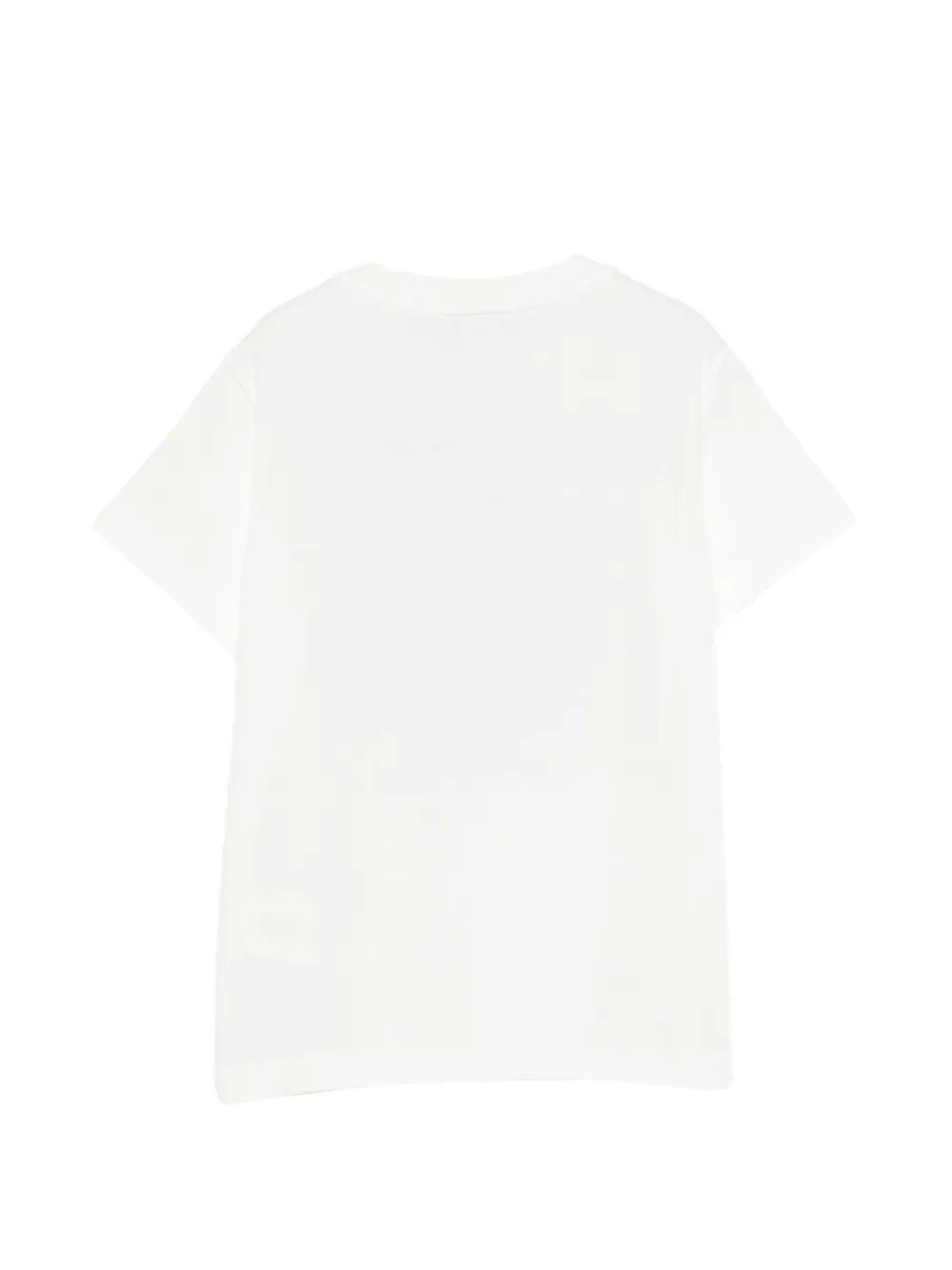 Fendi Kids T-shirt met logoprint Wit