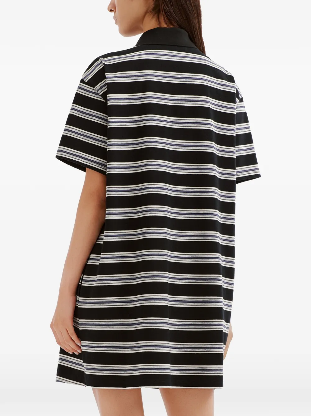 tout a coup Gestreepte mini-jurk Zwart
