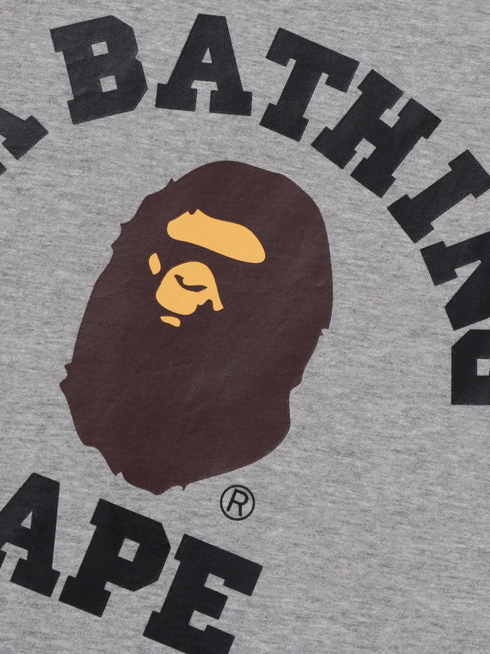 A BATHING APE T-shirt met camouflageprint Grijs