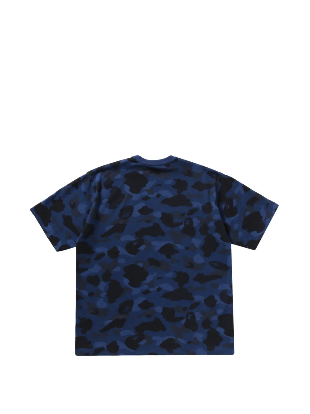 A BATHING APE T-shirt met camouflageprint Grijs