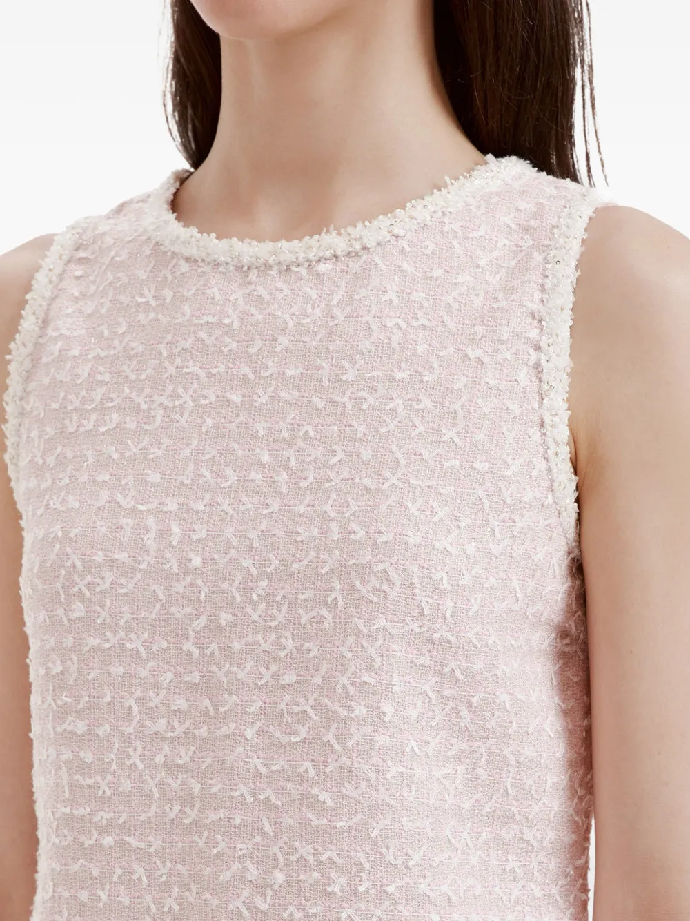 b+ab Mini-jurk met franje Roze