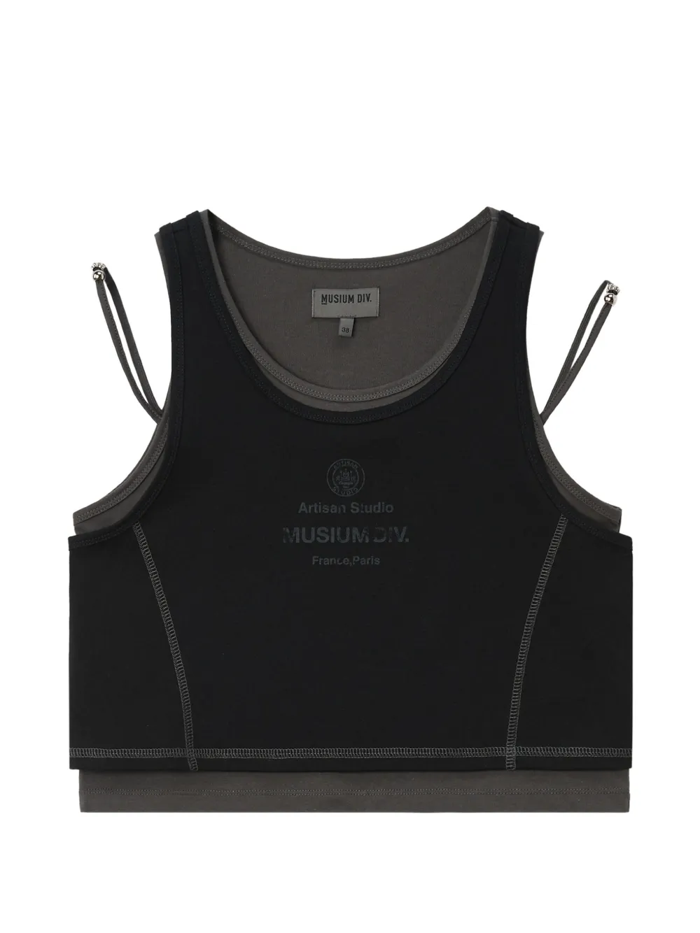 Musium Div. logo-print top - Nero