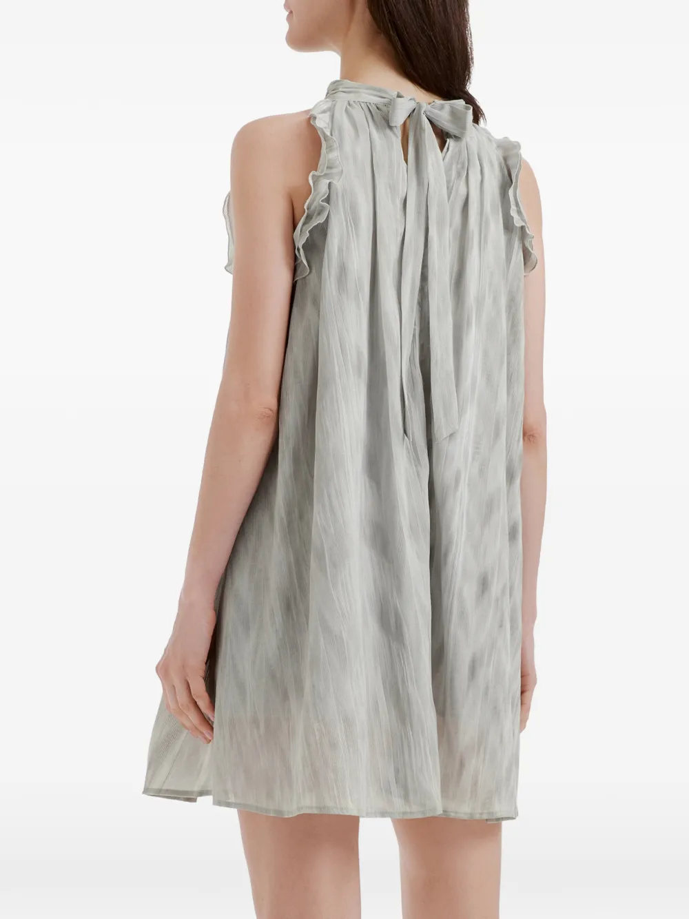 b+ab Mini-jurk met abstract patroon Grijs