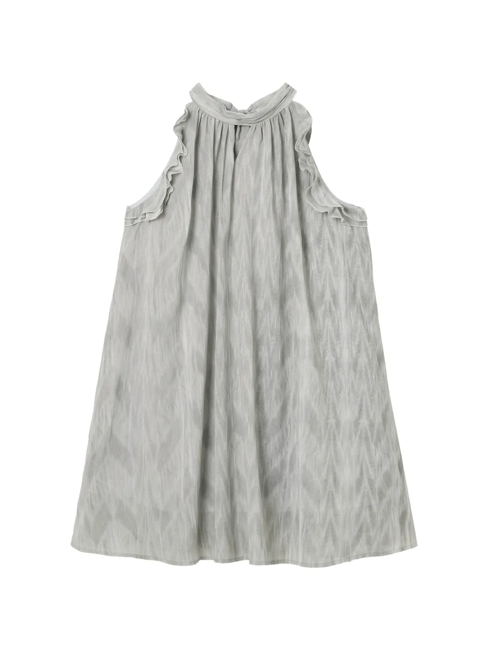 b+ab abstract-pattern mini dress - Grigio