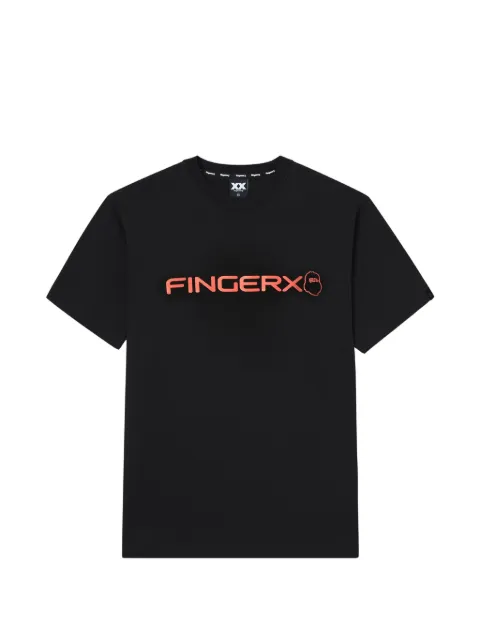 FINGERCROXX logo-print T-shirt