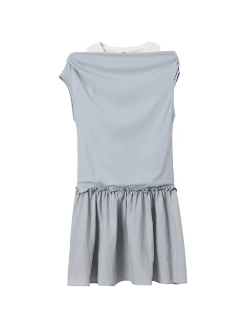 b+ab layered ruffled mini dress