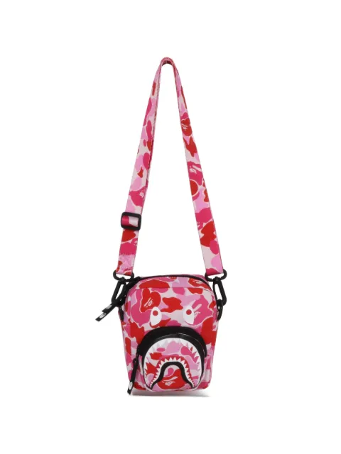 A BATHING APE® Shark camouflage-print messenger bag