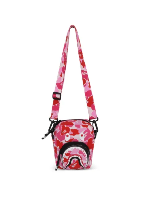 A BATHING APE® Shark camouflage-print messenger bag