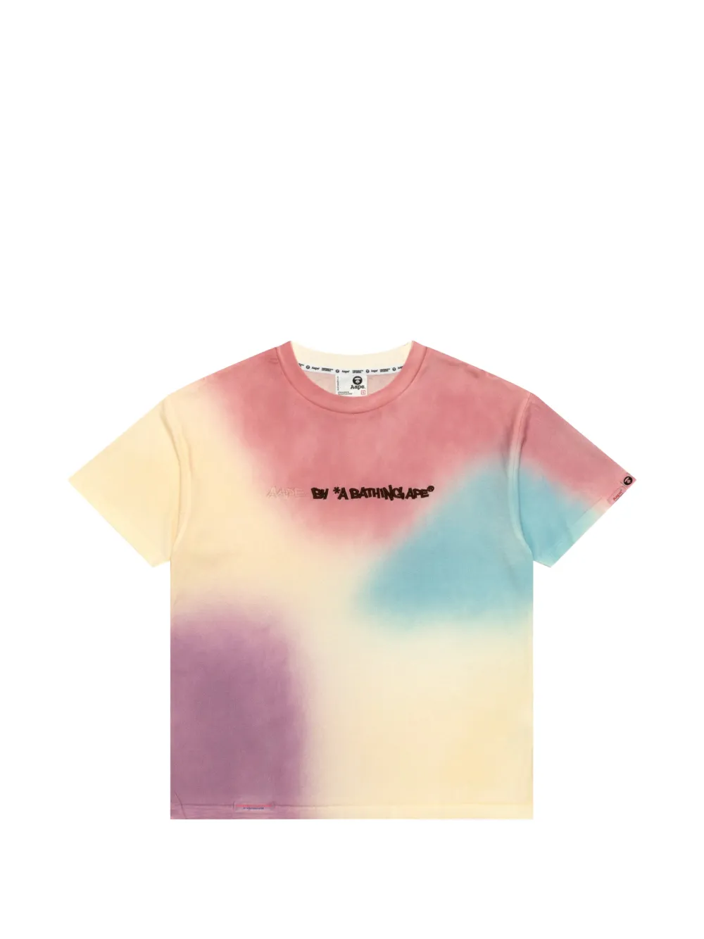 AAPE BY *A BATHING APE® tie-dye T-shirt - Rosa