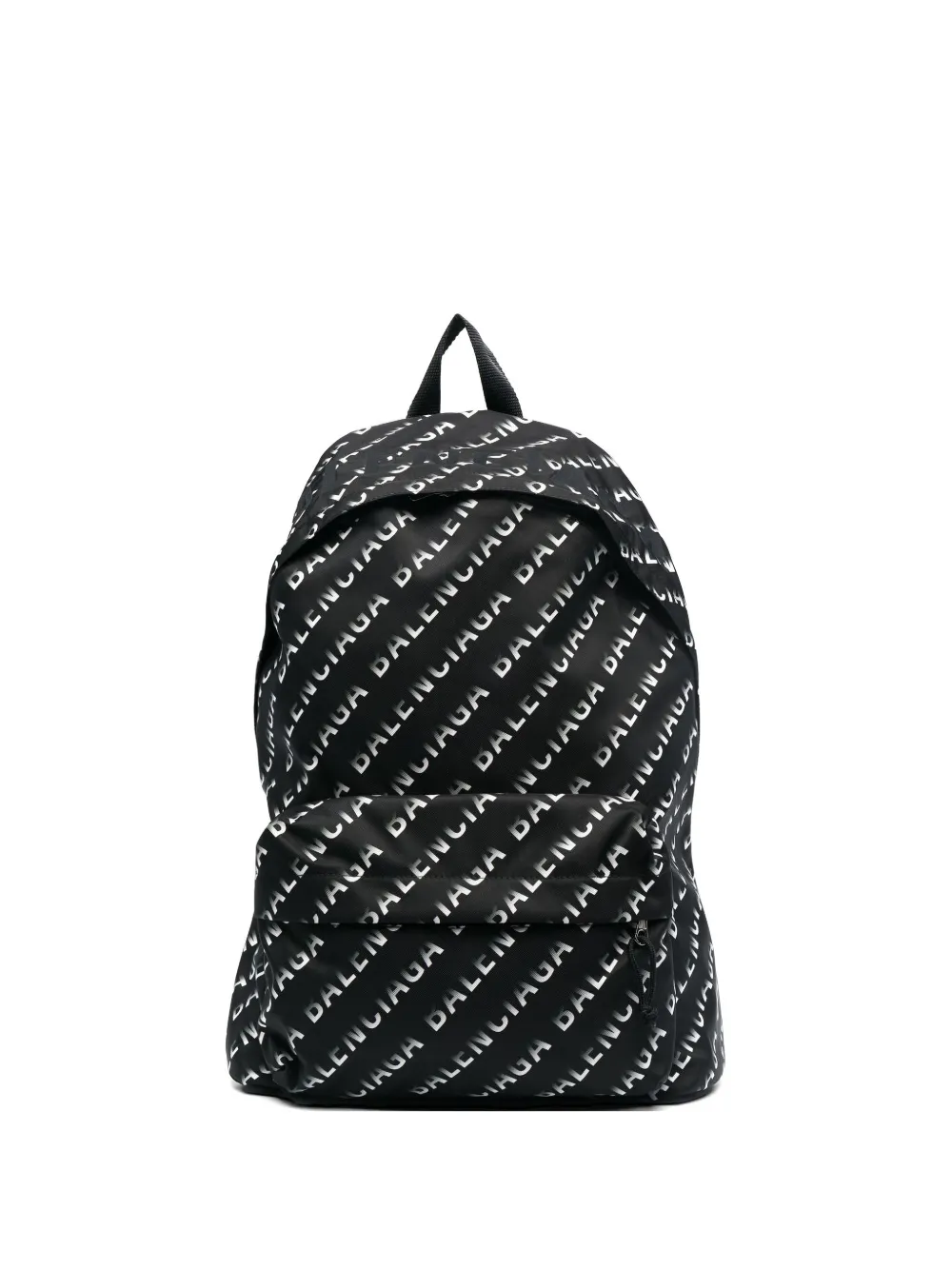 Balenciaga logo-print zipped backpack - Nero