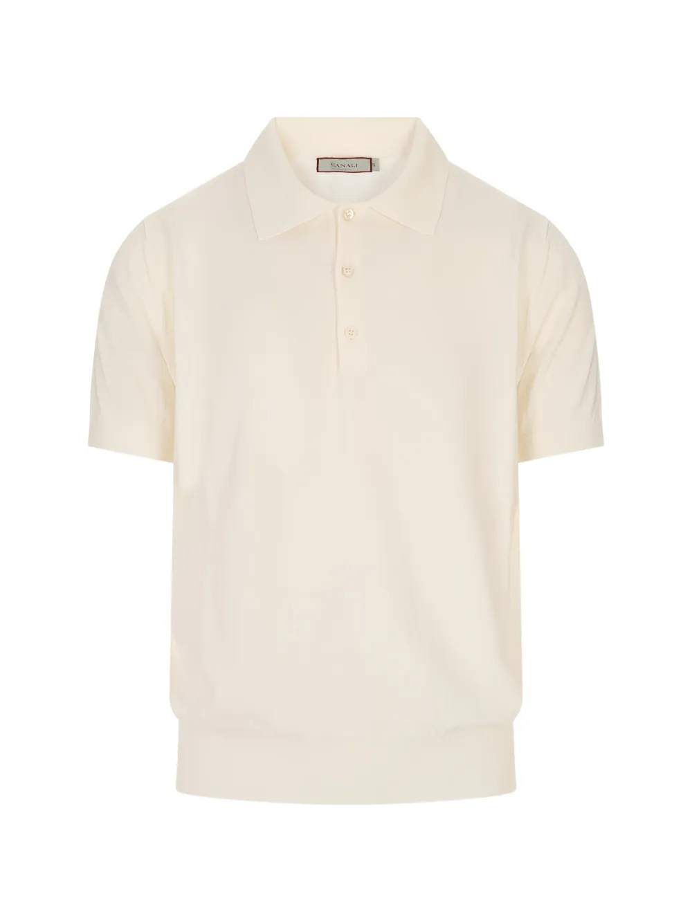 Canali short-sleeve polo shirt - Bianco