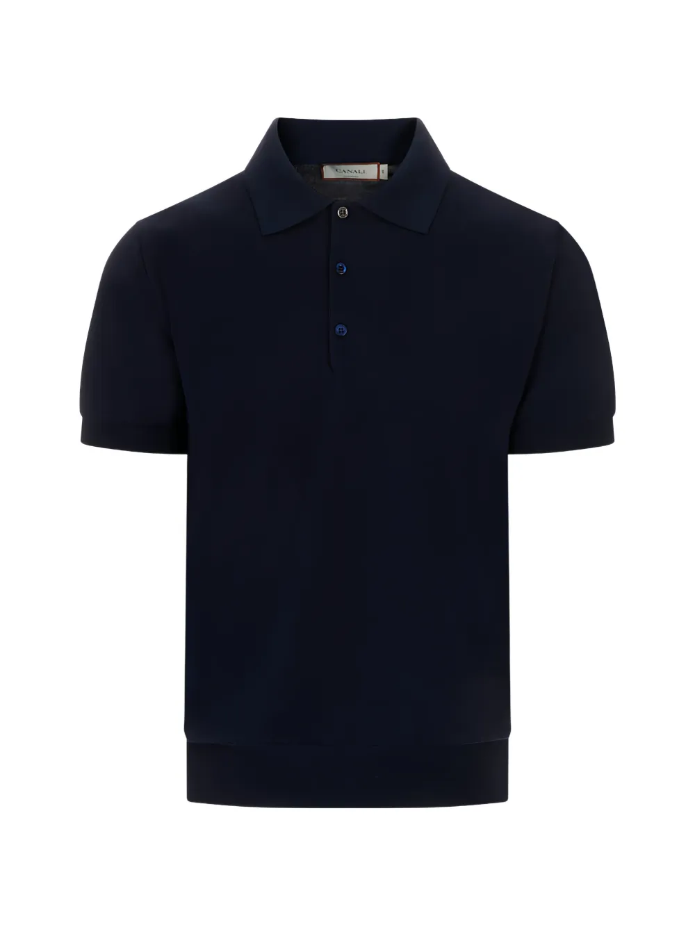 Canali short-sleeve polo shirt - Blu