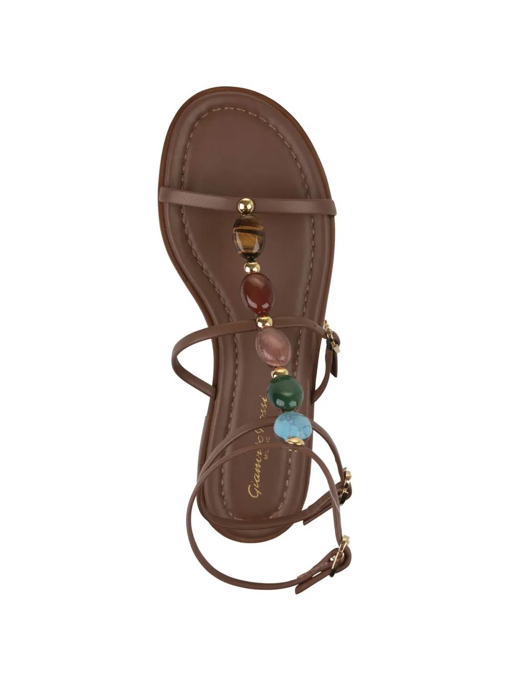 Gianvito Rossi Shanti 05 gladiator sandals Bruin