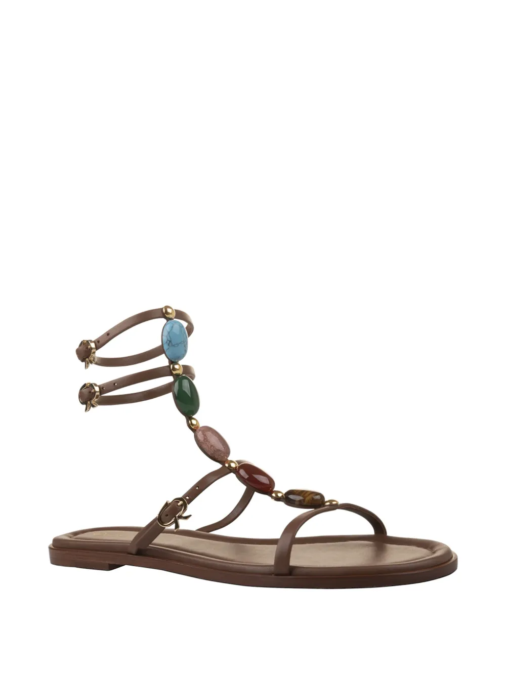 Gianvito Rossi Shanti 05 gladiator sandals Bruin