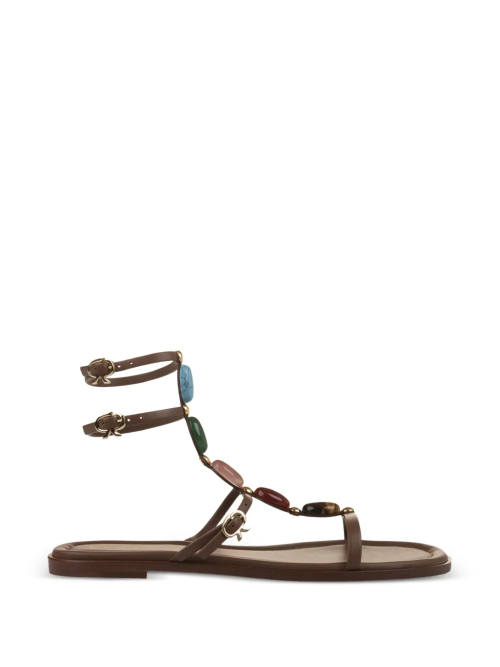 Gianvito Rossi Shanti 05 gladiator sandals Bruin