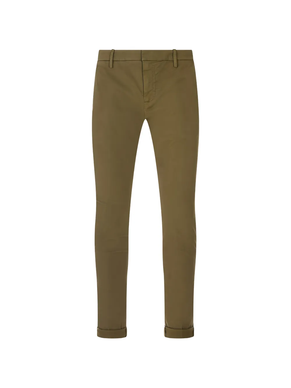 DONDUP logo-plaque trousers - Marrone