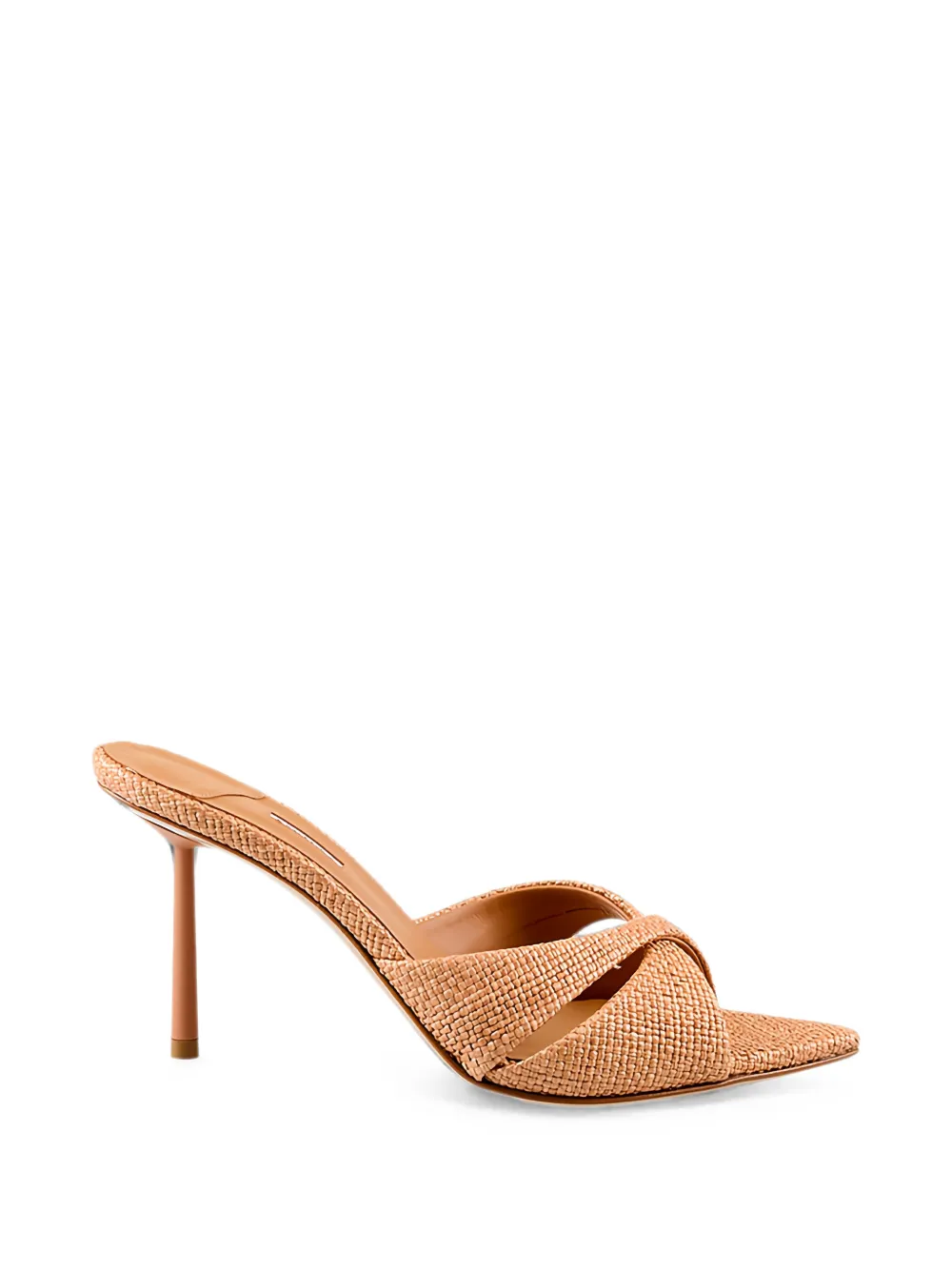 Le Silla Shirley woven crossover heeled sandals Oranje