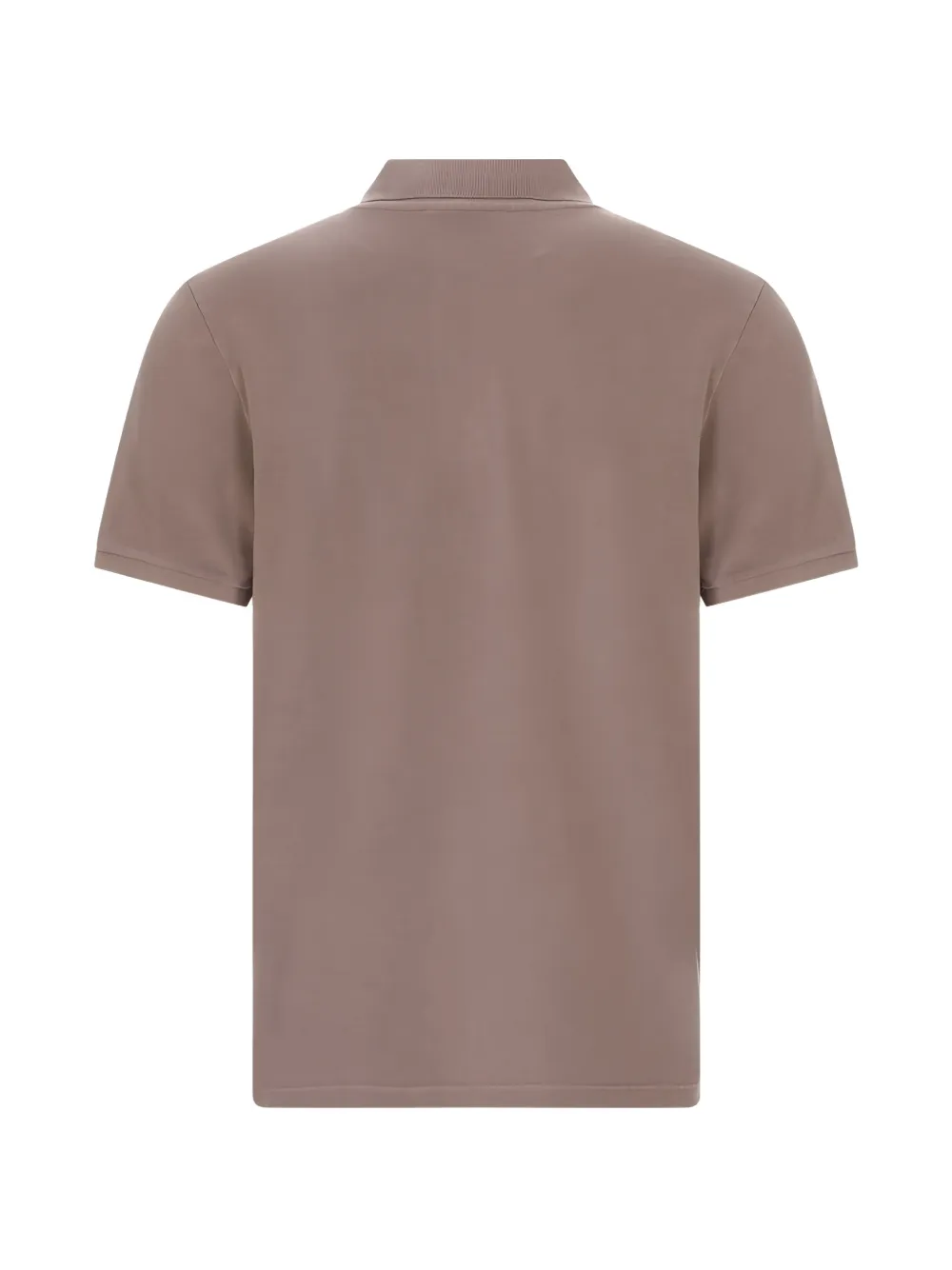 DONDUP Piqué poloshirt met geborduurd logo Bruin