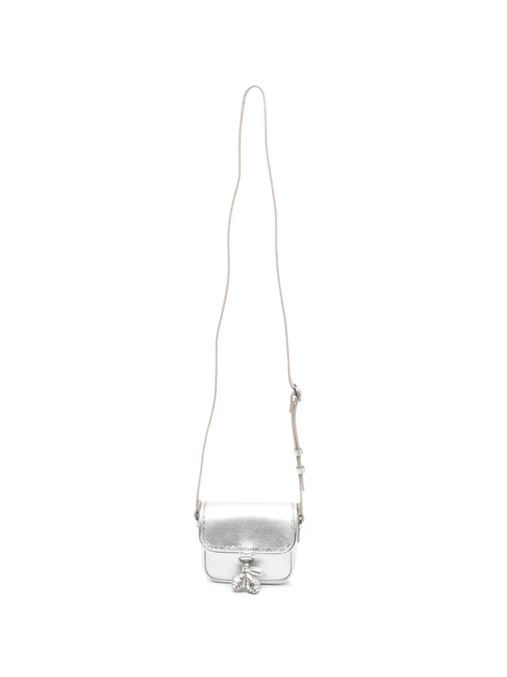 Bonpoint trim-detail cross body bag - Argento