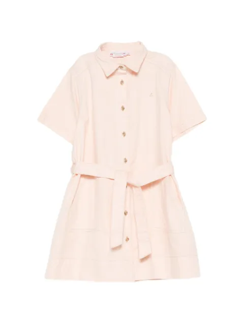 Bonpoint Lauriane belted button-front dress