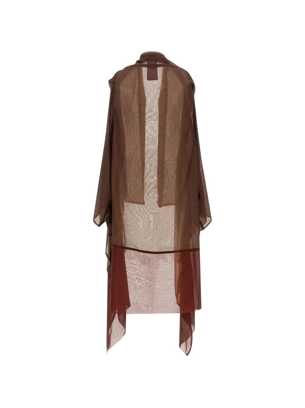Alberta Ferretti Vest met sjaalkraag Bruin