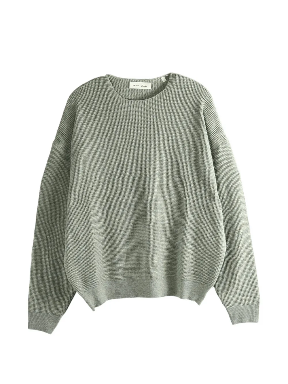 FEAR OF GOD ESSENTIALS Signature 90's waffle-knit sweater - Grau