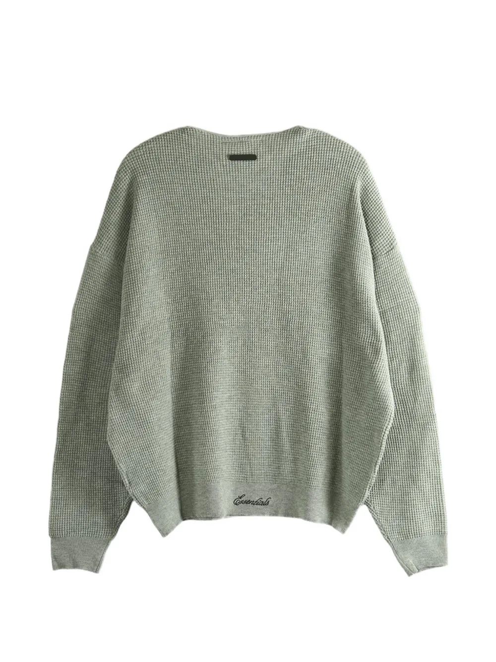 FEAR OF GOD ESSENTIALS Signature 90s wafelgebreide trui Grijs