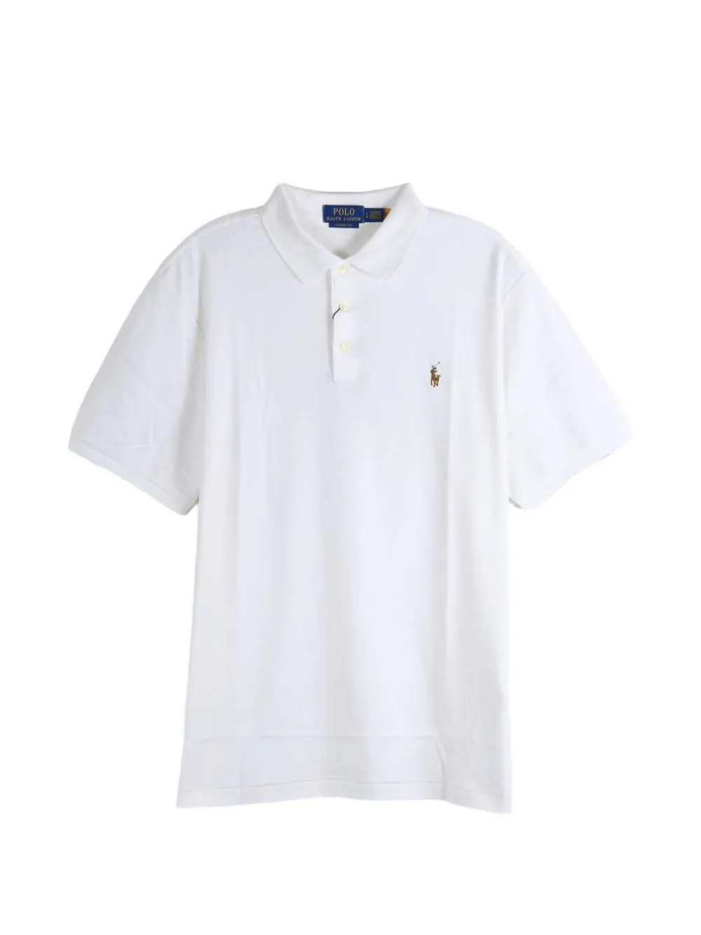 Polo Ralph Lauren embroidered-logo polo shirt - Weiß