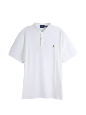 Polo Ralph Lauren cable-knit Polo Shirt | White | FARFETCH
