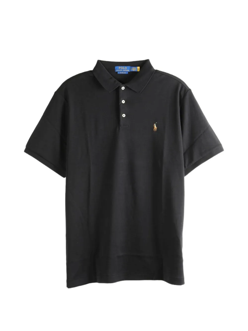Polo Ralph Lauren logo-embroidered polo shirt - Schwarz