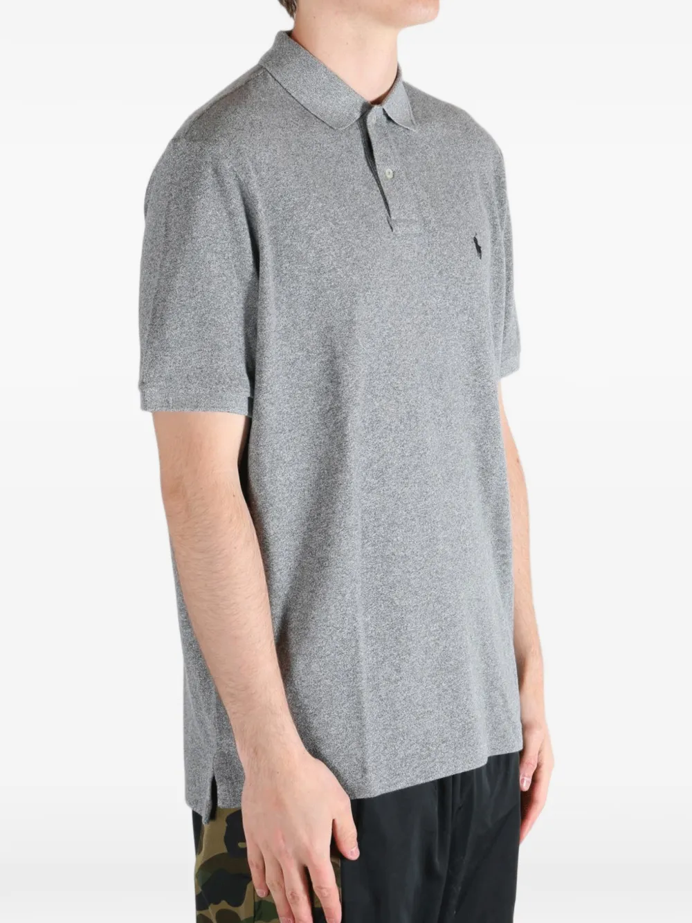 Polo Ralph Lauren Poloshirt met geborduurd logo Grijs