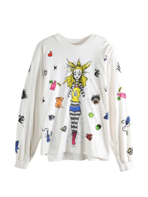 HELLSTAR Down the Paradise Path graphic-print long-sleeve sweater