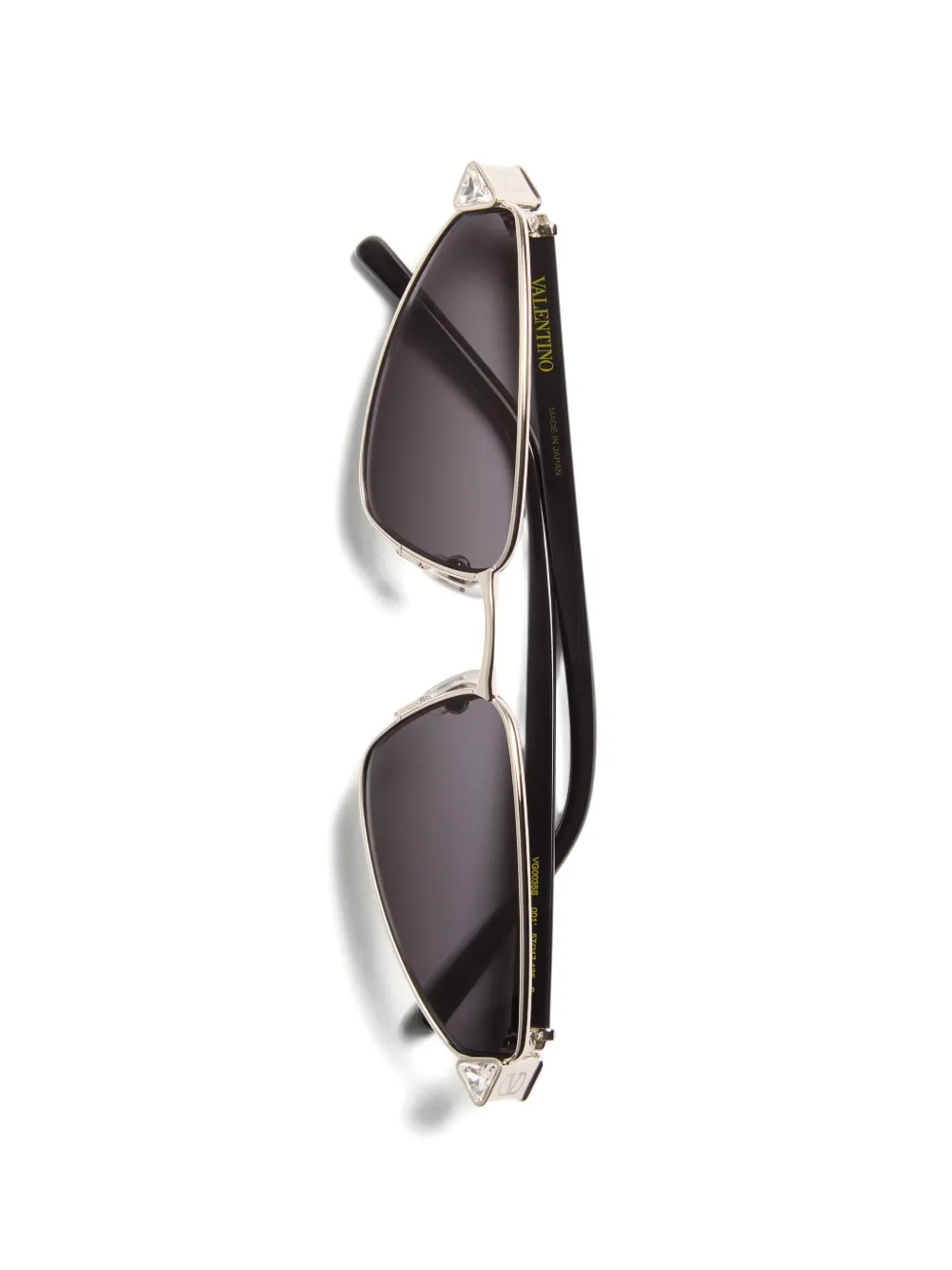 VALENTINO GARAVANI EYEWEAR VLogo zonnebril met cat-eye montuur Zilver