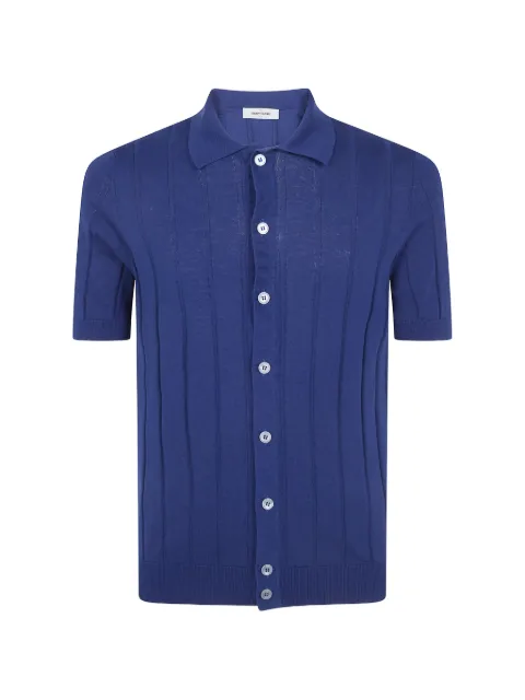Gran Sasso ribbed-knit button-up shirt