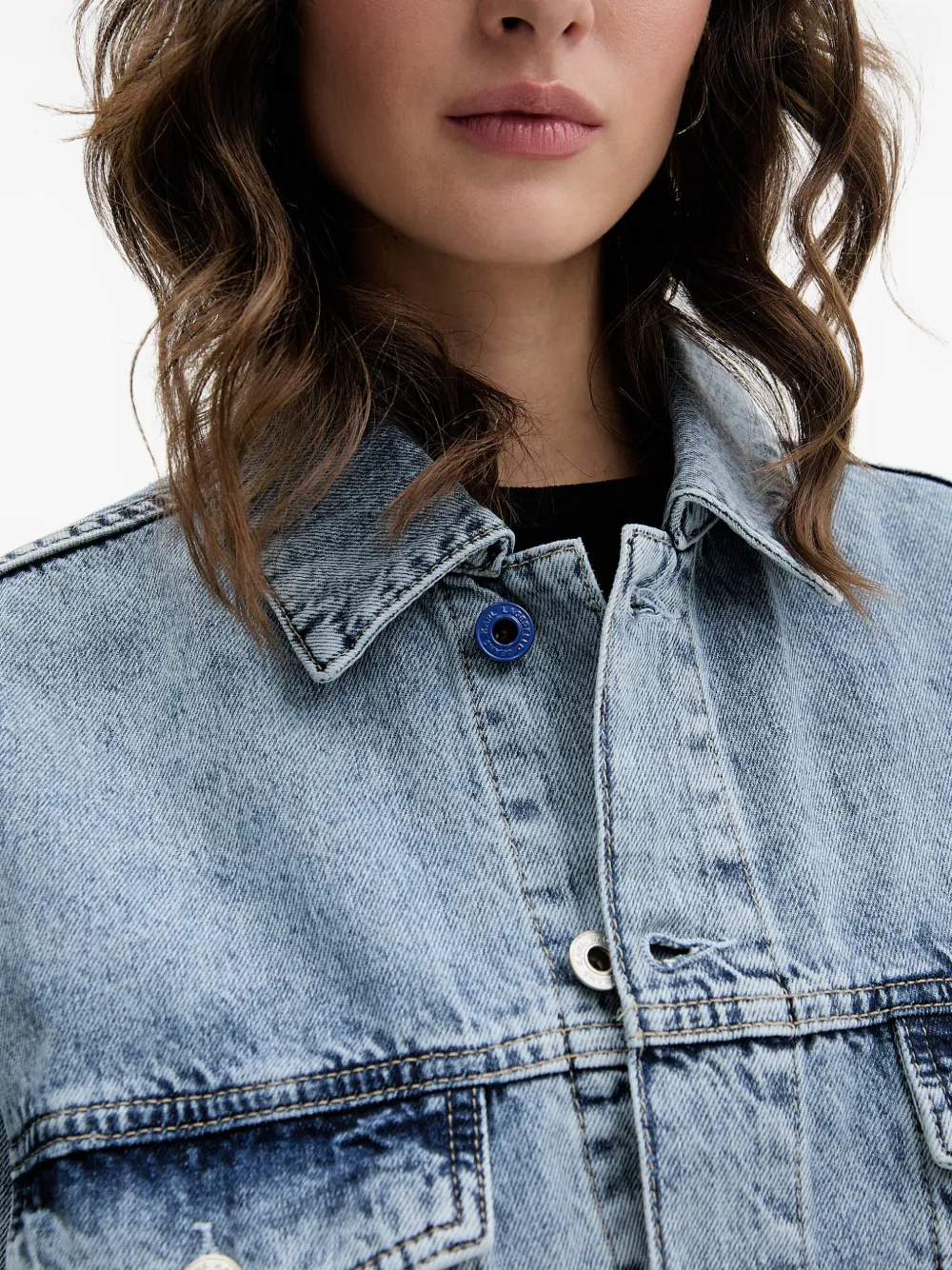Karl Lagerfeld Jeans Denim jack Blauw