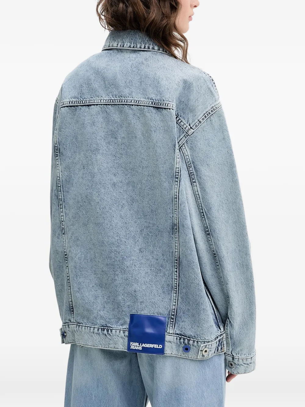 Karl Lagerfeld Jeans Denim jack Blauw