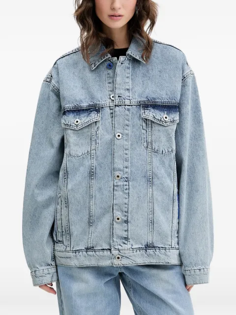 Karl Lagerfeld Jeans acid-wash denim jacket