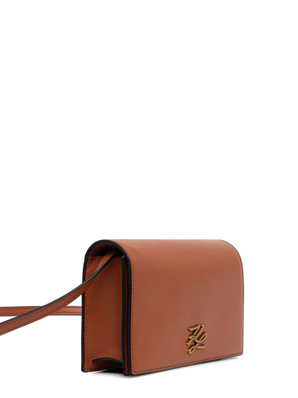 Karl Lagerfeld K Autograph crossbodytas met logo-plakkaat Bruin