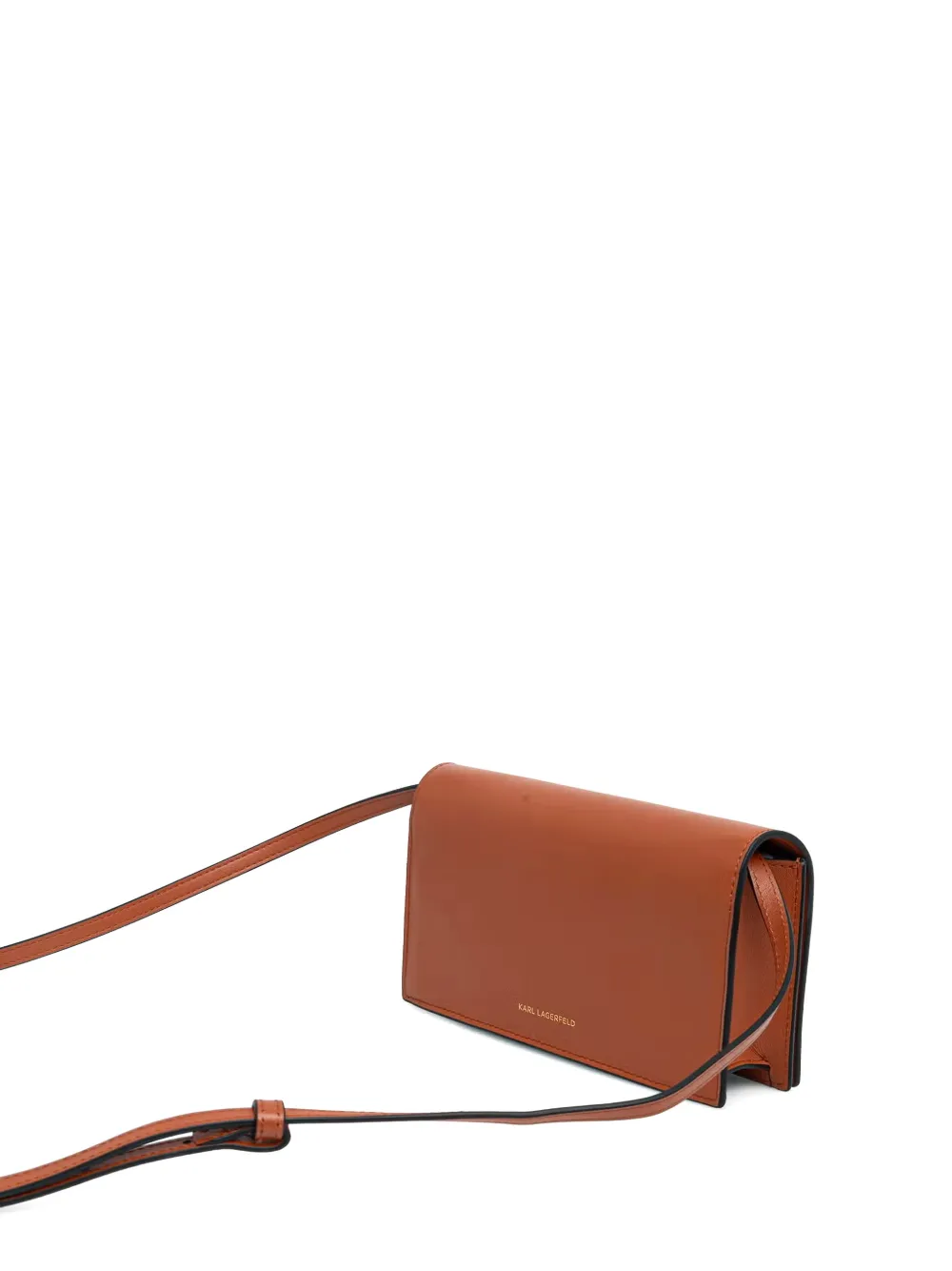 Karl Lagerfeld K Autograph crossbodytas met logo-plakkaat Bruin