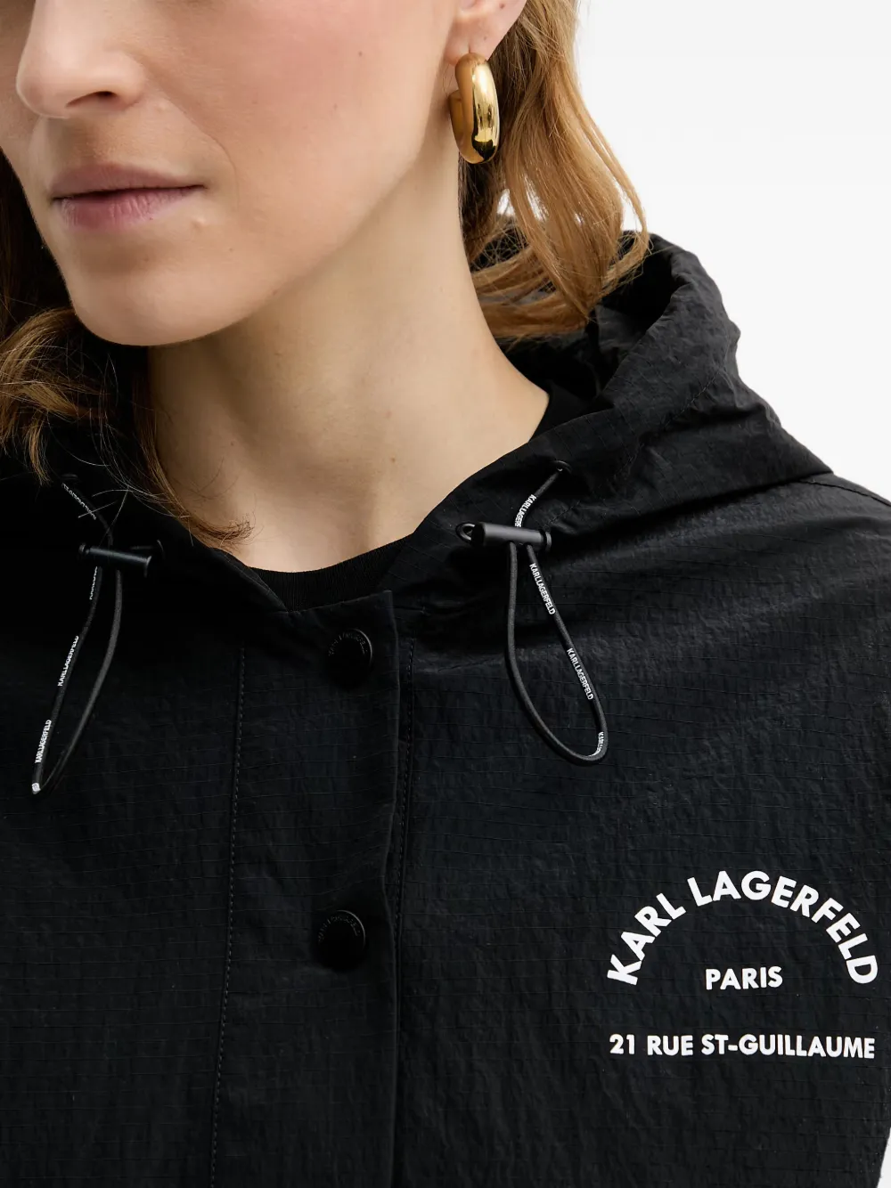 Karl Lagerfeld Jack met logoprint Zwart