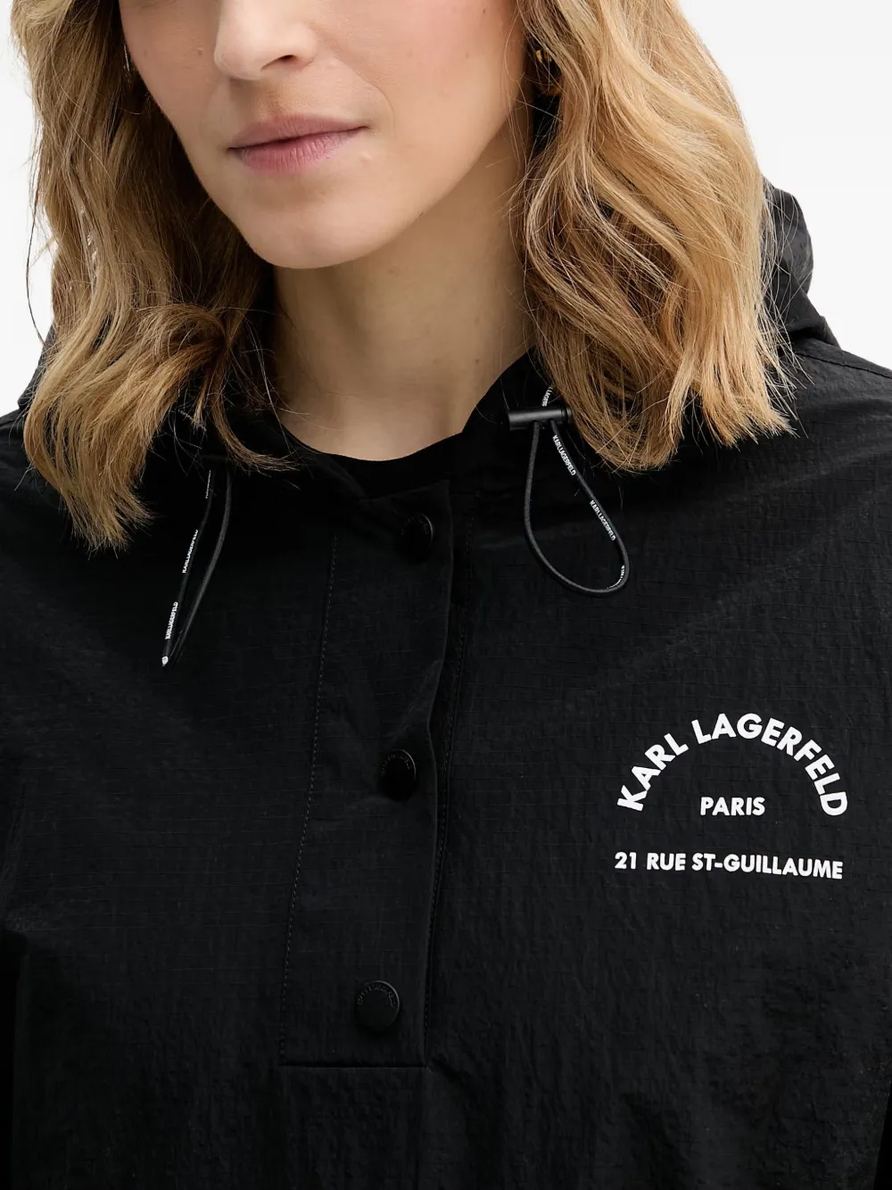 Karl Lagerfeld Jack met logoprint Zwart