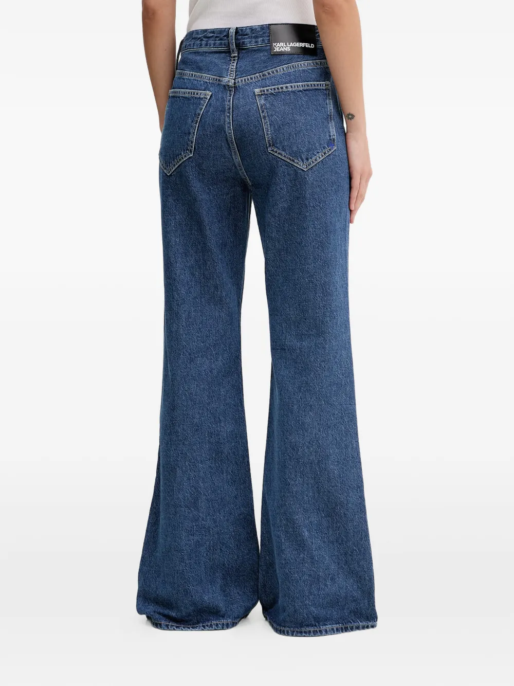 Karl Lagerfeld Jeans Flared jeans Blauw