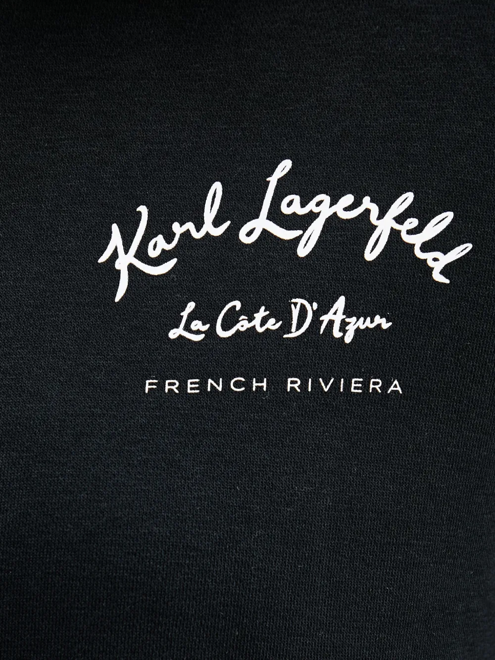 Karl Lagerfeld Sweater met logoprint Zwart