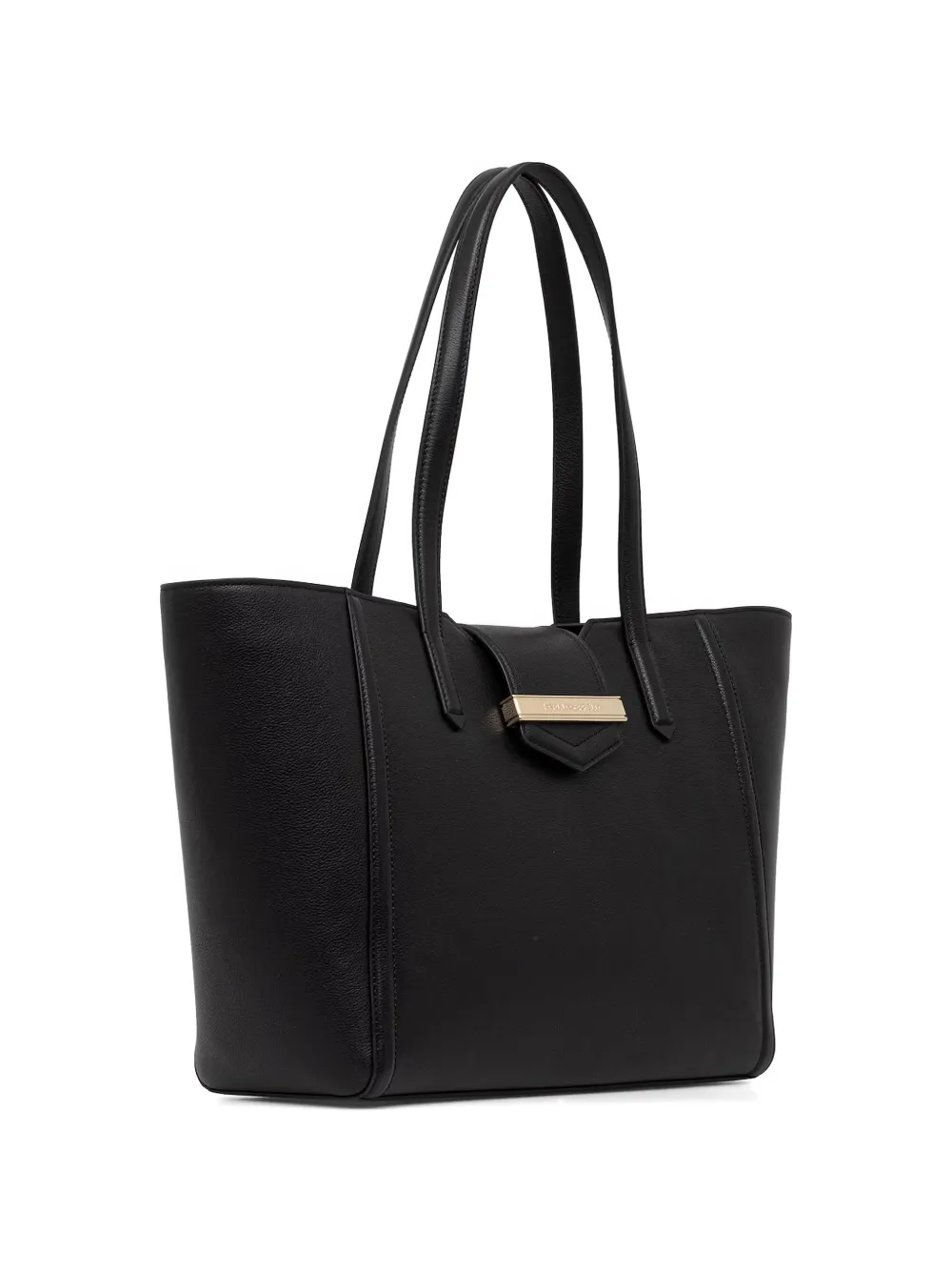 Karl Lagerfeld Shopper met logoplakkaat Zwart