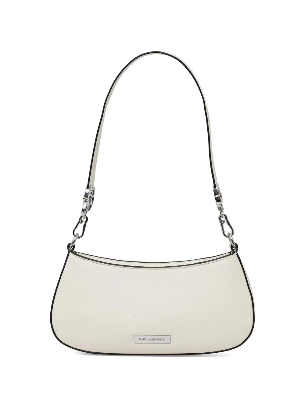 Karl Lagerfeld logo-plaque shoulder bag - Toni neutri