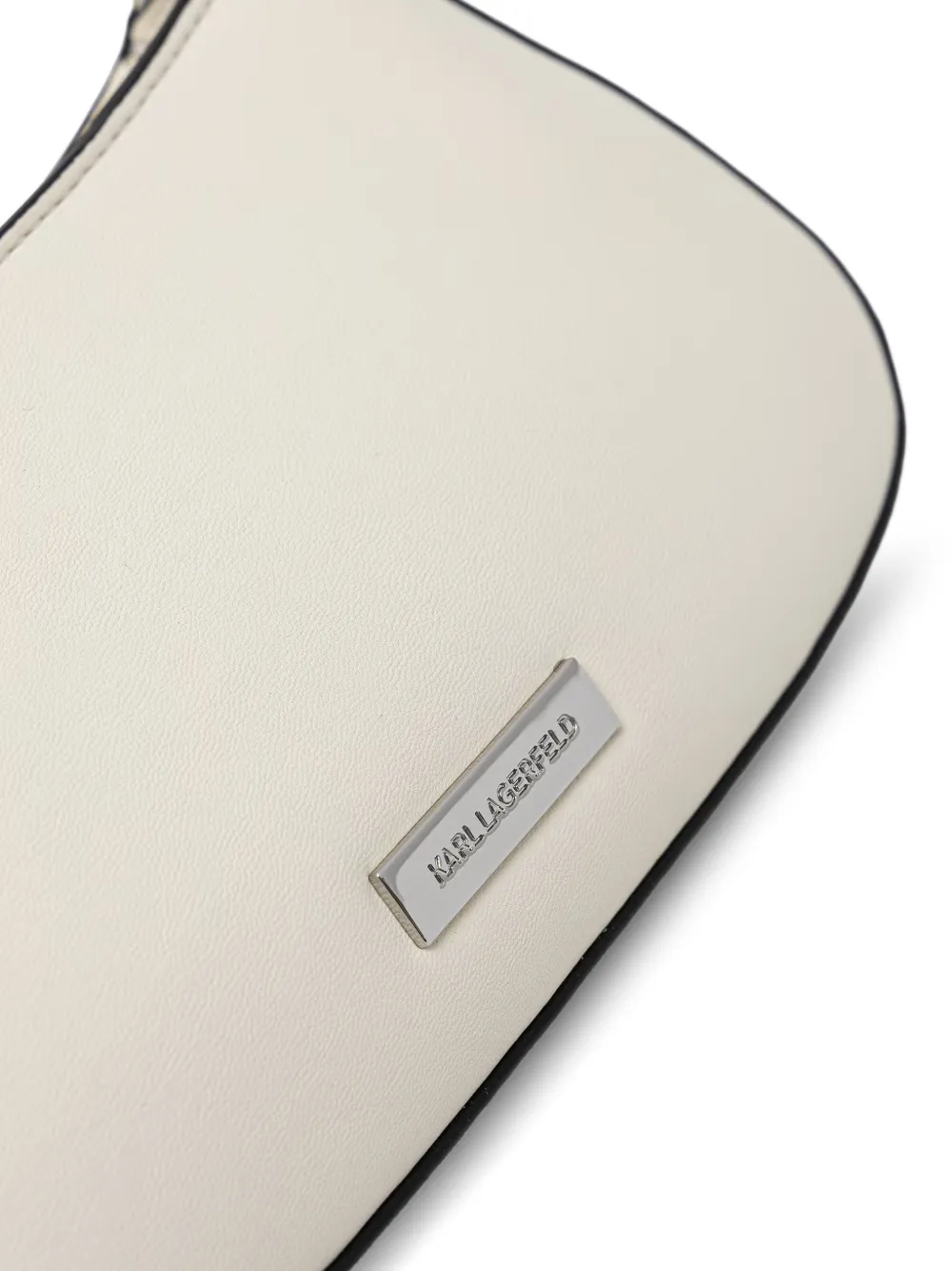 Karl Lagerfeld Schoudertas met logoplakkaat Beige