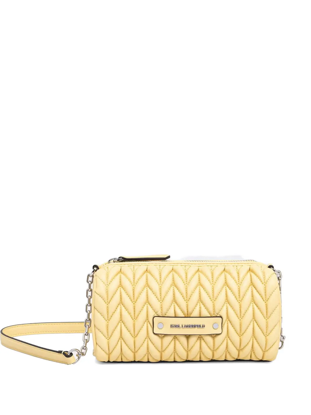 Karl Lagerfeld K/Weave cross body bag - Giallo