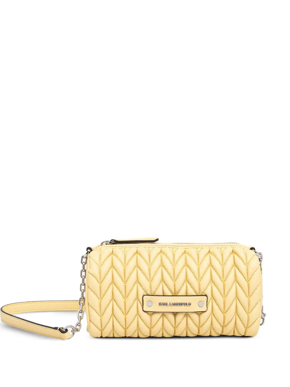 Karl Lagerfeld K/Weave cross body bag - Giallo