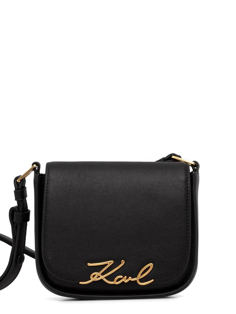 Karl Lagerfeld Karl crossbodytas met kenmerkend plakkaat Zwart