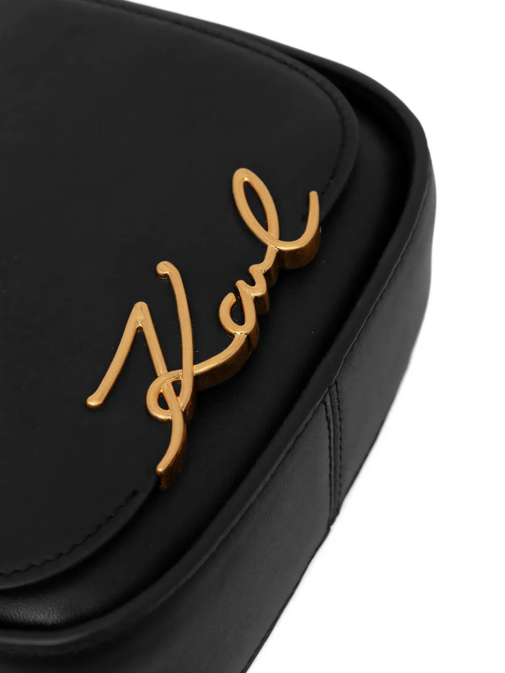 Karl Lagerfeld Karl crossbodytas met kenmerkend plakkaat Zwart